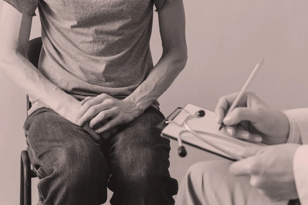 Dr. Jeena KR providing Prostate Health Care consultation